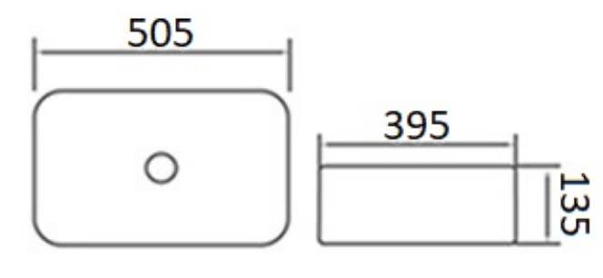 

Умывальник CeramaLux MNC597, MNC597