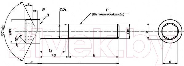 

Винт EKT V010112M 200шт с цилиндрической головкой