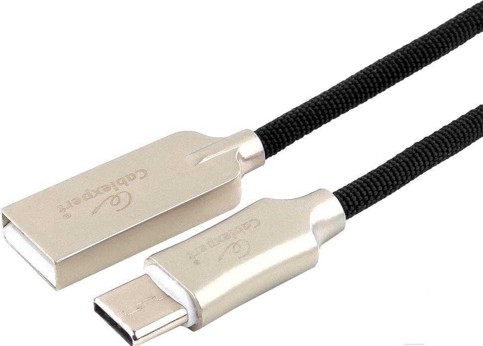

Кабель для компьютера Cablexpert Кабель USB 2.0 Cablexpert CC-P-USBC02Bk-1M, AM/Type-C, серия Platinum, длина 1м, черный, нейлоновая Чёрный [CC-P-USBC02Bk-1M], Кабель USB 2.0 Cablexpert CC-P-USBC02Bk-1M, AM/Type-C, серия Platinum, длина 1м, черный, нейлон