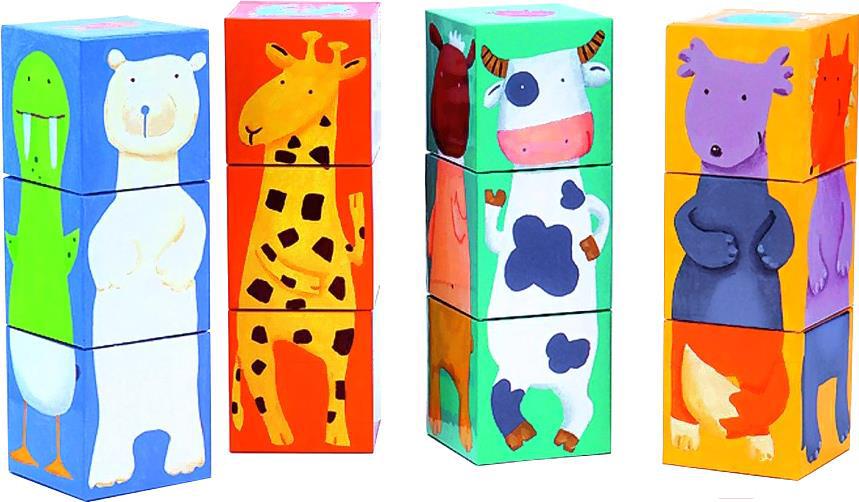 

Игрушка Djeco Кубики. Животные, Кубики. Животные