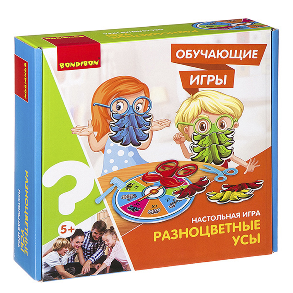 

Настольная игра Bondibon Разноцветные Усы [ВВ3154], Разноцветные Усы