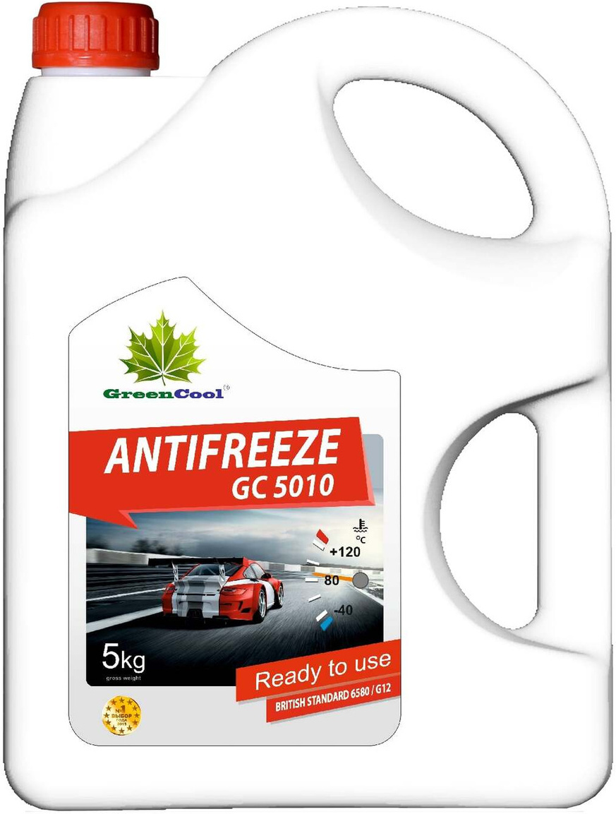 

Антифриз GreenCool GC5010 5кг красный (791685)