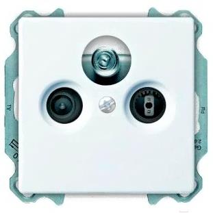

Розетка ABB Basic 55 SP610230TRIAX14S, Basic 55 SP610230TRIAX14S