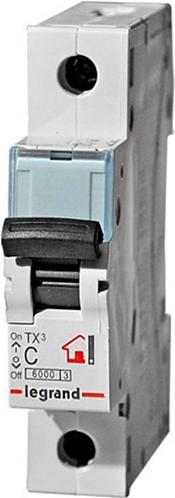 

Выключатель нагрузки Legrand TX3 1P C 63A 6кА 1M [404034], TX3 1P C 63A 6кА 1M