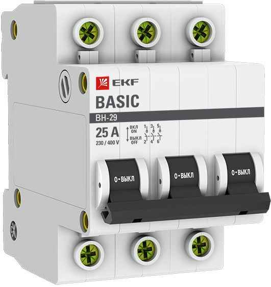 

Выключатель нагрузки EKF 3P 63А ВН-29 EKF Basic [SL29-3-63-bas], Выключатель нагрузки EKF 3P 63А ВН-29 EKF Basic SL29-3-63-bas