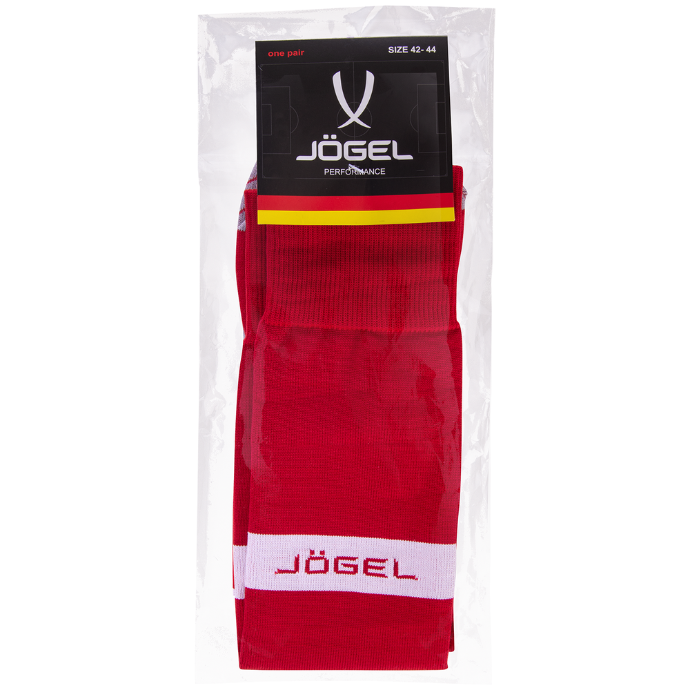 

Гетры футбольные Jogel JA-003, 32-34 красный/белый