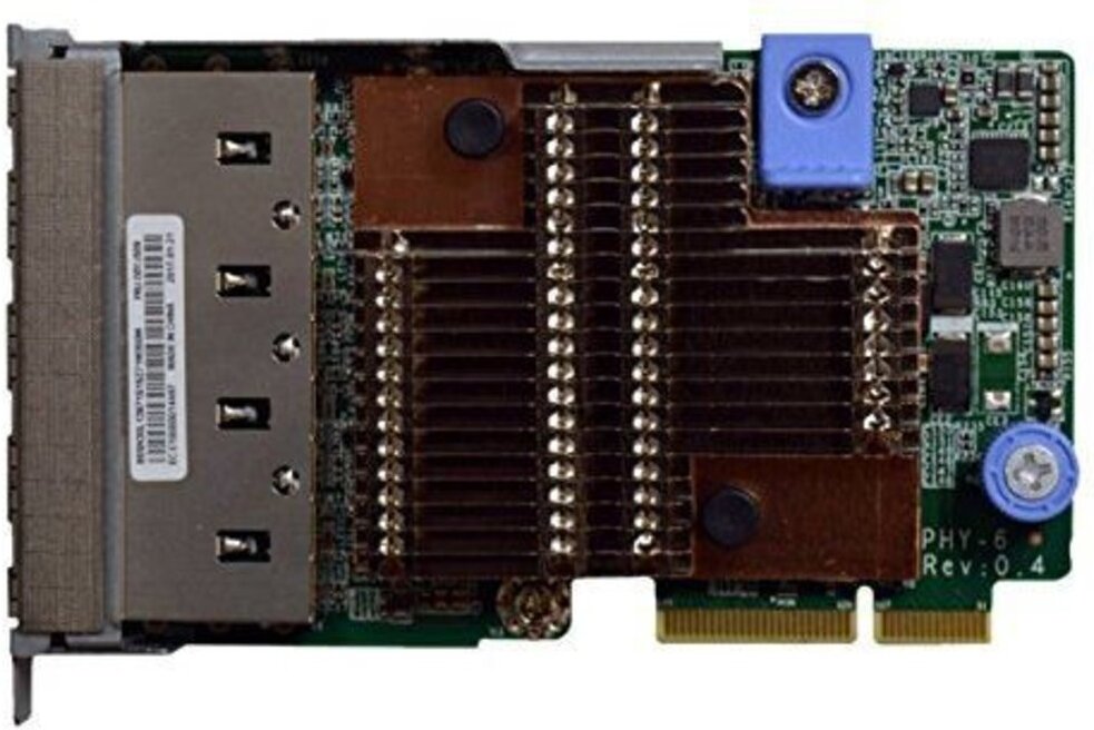 

Комплектующие для серверов Lenovo ThinkSystem 10Gb 4-port Base-T LOM OK [7ZT7A00549], Сетевая карта Lenovo 7ZT7A00549
