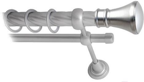 

Карниз Lm Decor Люксор 101 2р витой 25/16мм 2.8м сатин, Люксор 101 2р витой 25/16мм 2.8м