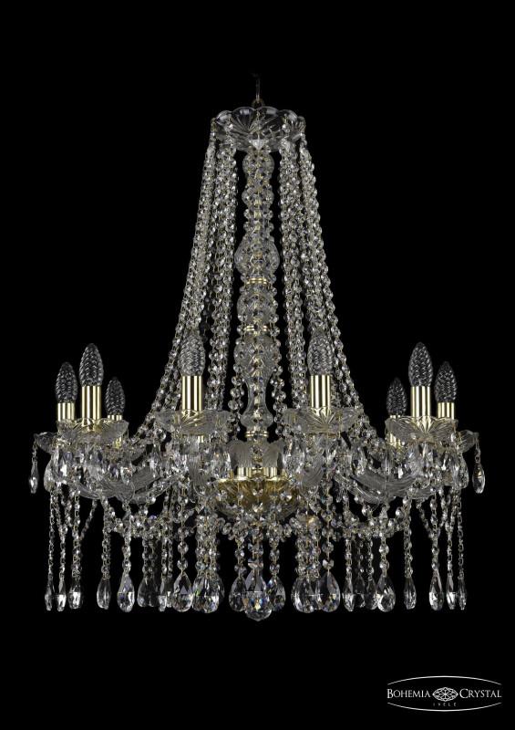 

Подвесная люстра Bohemia Ivele Crystal 1413/10/220/h-76/G