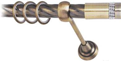 

Карниз Lm Decor Имидж 116 1р витой 25мм 2.4м антик, Имидж 116 1р витой 25мм 2.4м
