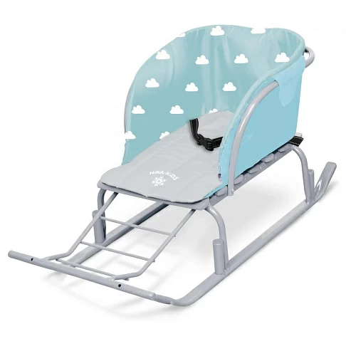 

Матрас для санок Nika СС2-1/8 Универсал с облачками голубой