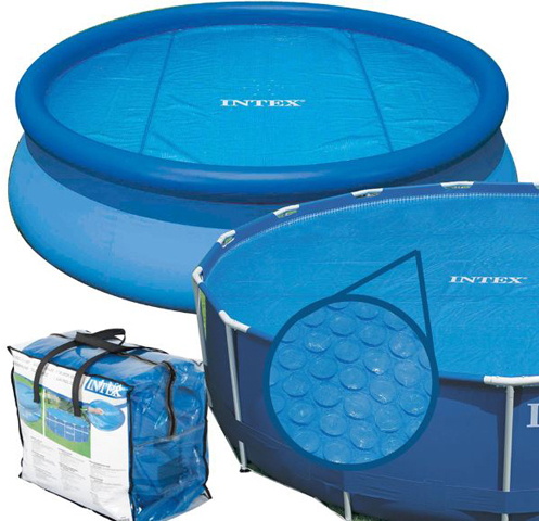 

Тент-чехол солнечный 244 см Intex 29020/59958, Тент-чехол Intex 29020/59958 с обогревающим эффектом