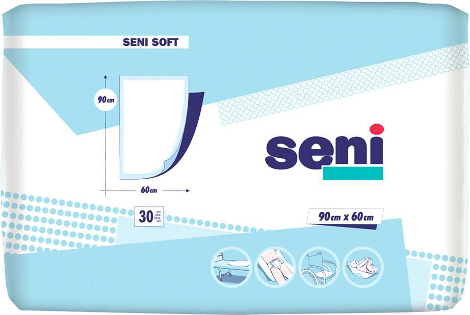 

Пеленки Seni Soft 90x60 30шт, Пеленка Seni Soft 90x60 30шт