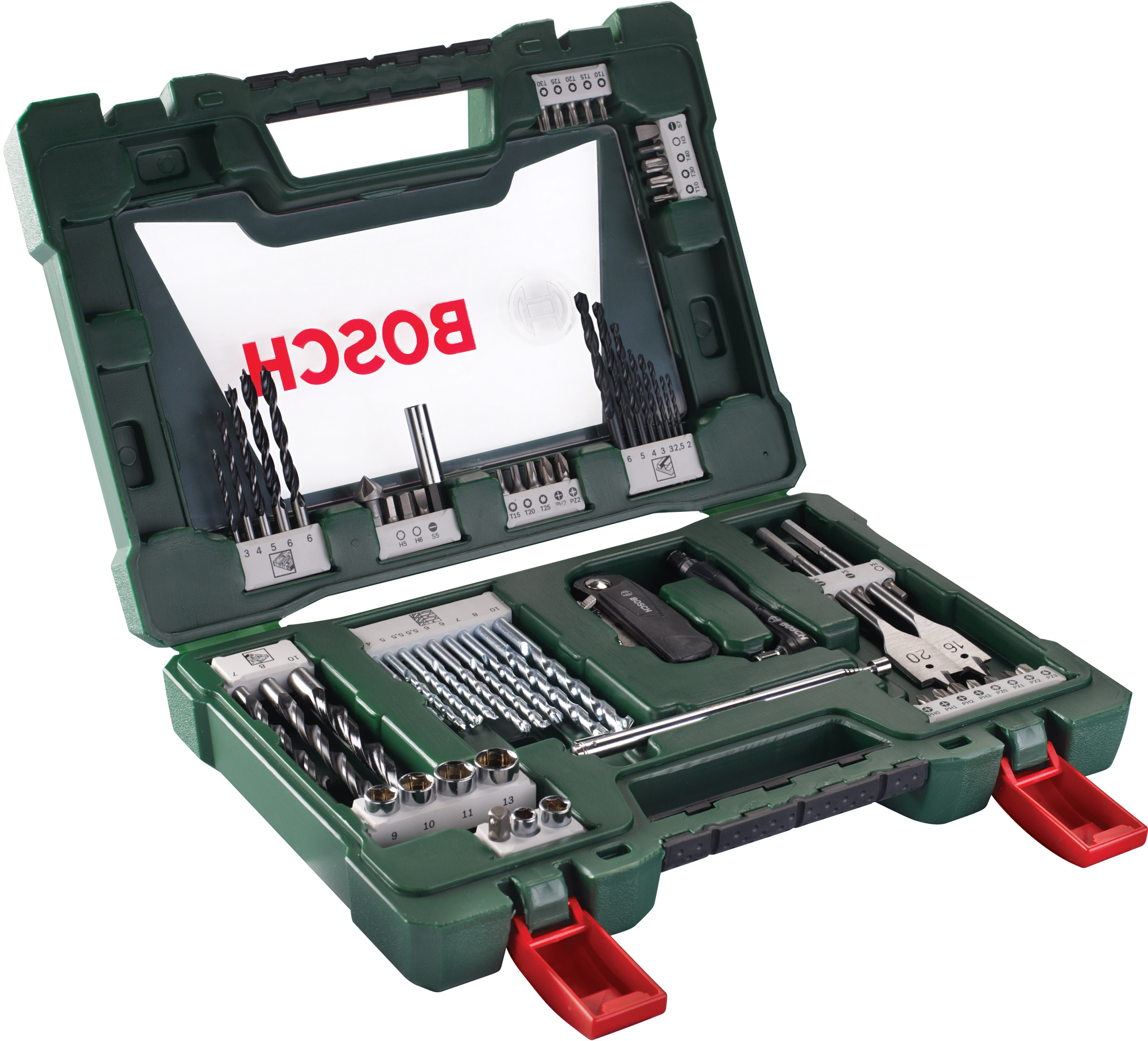 

Универсальный набор инструментов Bosch V-Line 2.607.017.191, Набор инструментов Bosch V-Line 2607017191 68 предметов
