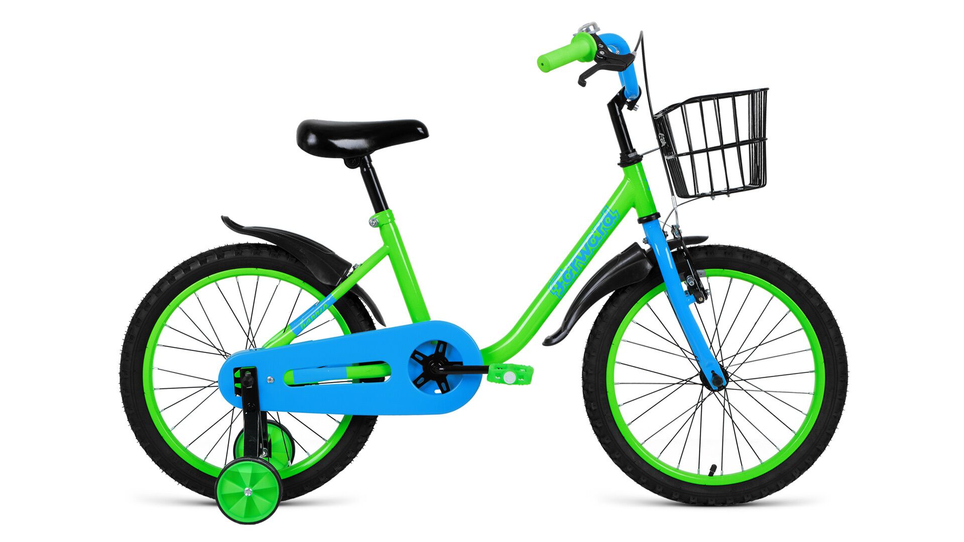 

Велосипед детский Forward Barrio 18'' 2020 зеленый [RBKW0LNH1006], Barrio 18 2020 детский