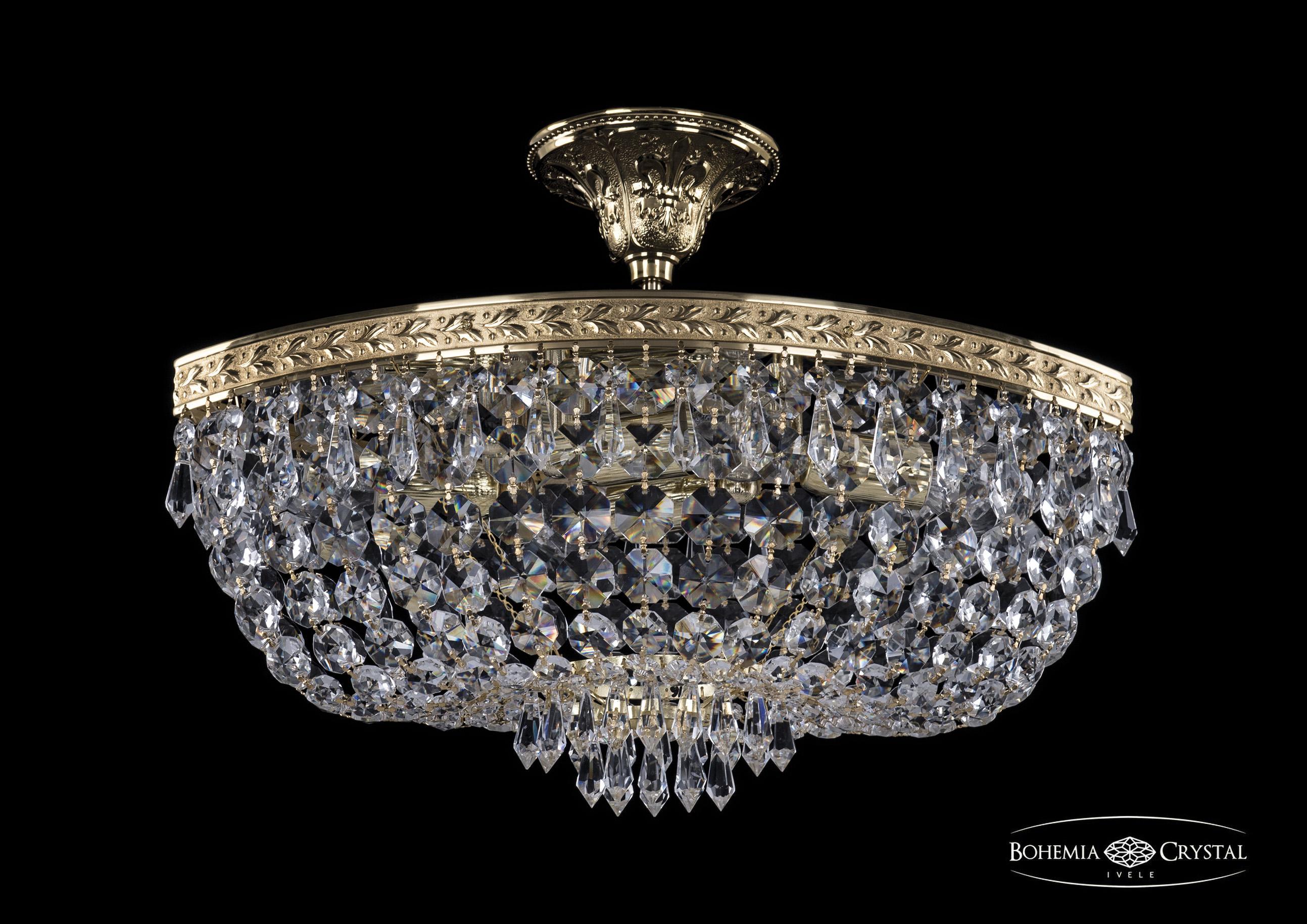

Люстра на штанге Bohemia Ivele Crystal 19273/45IV G