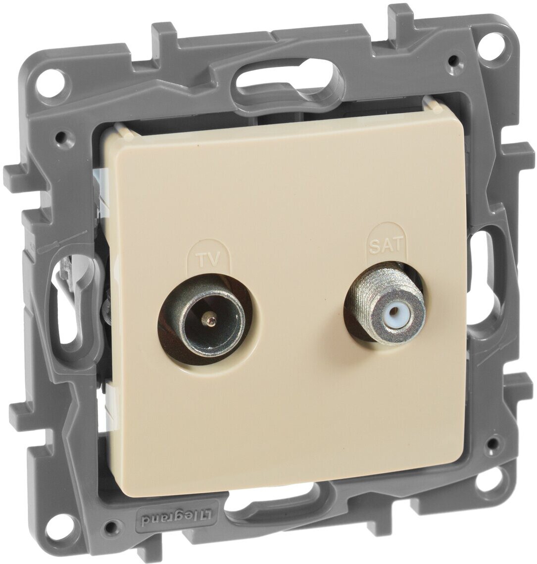 

Розетка Legrand Etika 672357 слоновая кость