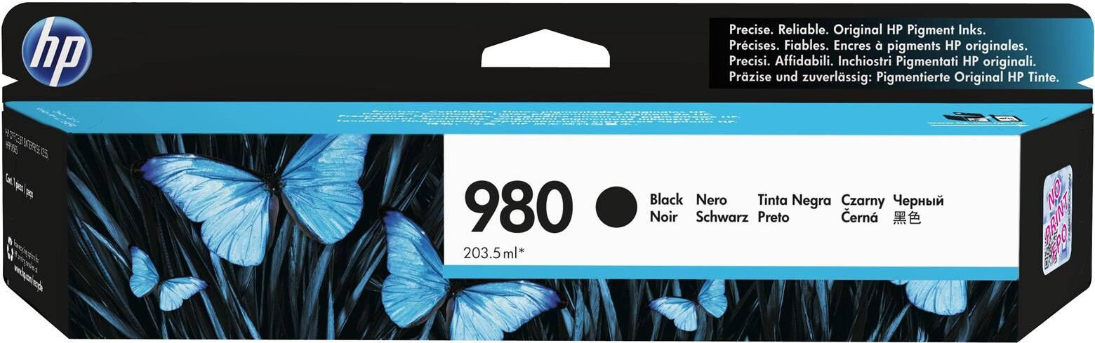 

Картридж для принтера HP 980 Black Original Ink Cartridge (D8J10A), Картридж HP 980 Black Original Ink Cartridge D8J10A