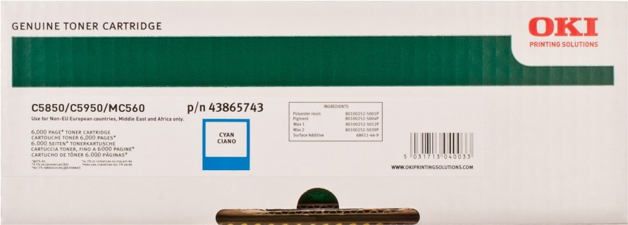 

Тонер-картридж OKI TONER-C-C5850/5950-NEU (43865743)