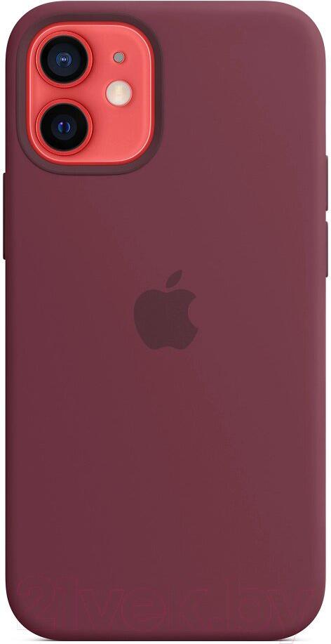

Чехол для телефона Apple iPhone 12 mini Silicone Plum [MHKQ3]