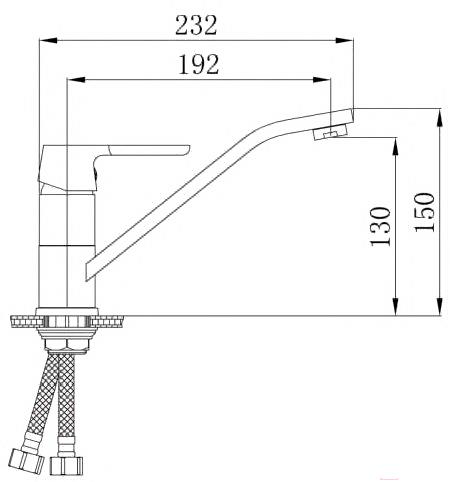 

Смеситель РМС SL123W-004F-25, SL123W-004F-25
