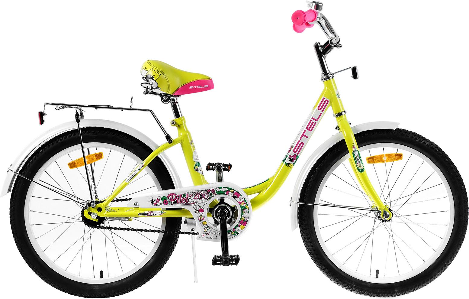 

Велосипед детский Stels Pilot-200 Lady 20'' рама 12 дюймов лимонный [LU088688,LU080721], Велосипед Stels Pilot-200 Lady 20 Z010 12 LU088688,LU080721 лимонный