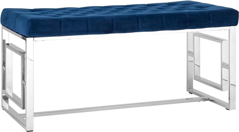 

Банкетка Stool Group Бруклин вельвет синий/серебро [BENCH-012], Банкетка Stool Group Бруклин вельвет BENCH-012 синий/серебро