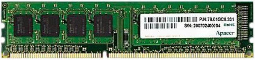 

Оперативная память Apacer 4GB PC-10660 DDR3-1333 [AU04GFA33C9TBGC], 4GB PC-10660 DDR3-1333
