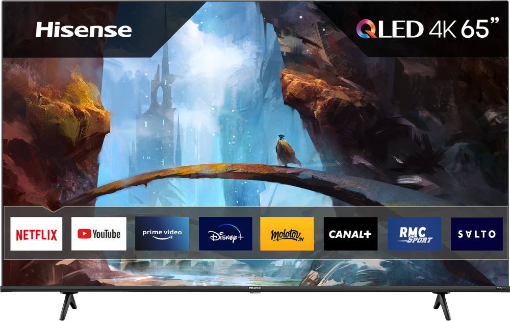 

Телевизор Hisense 65E7HQ черный