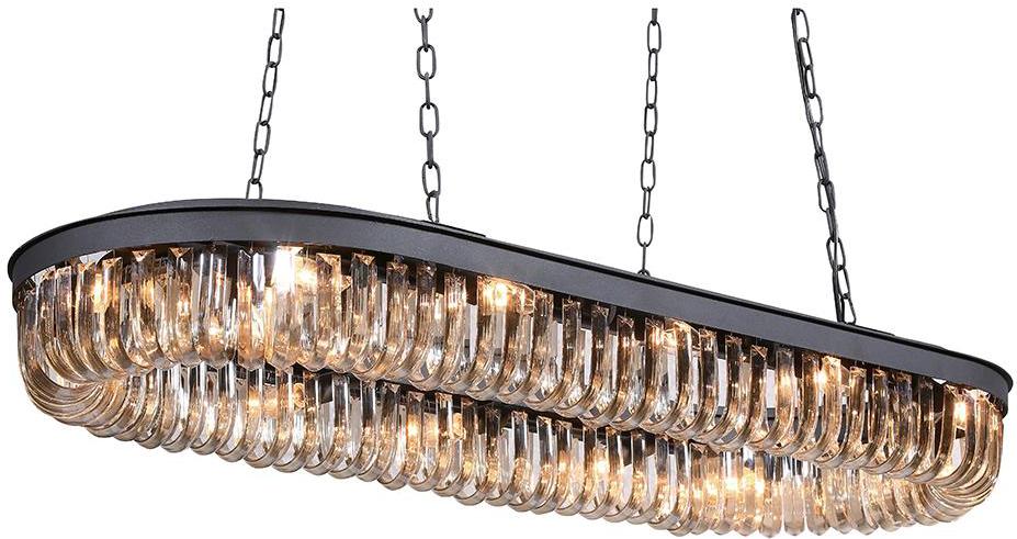 

Подвесная люстра DeLight Collection Подвесной светильник Crystal Black 12 [KR0295P-12 black], Подвесная люстра DeLight Collection Crystal 12 KR0295P-12 Black