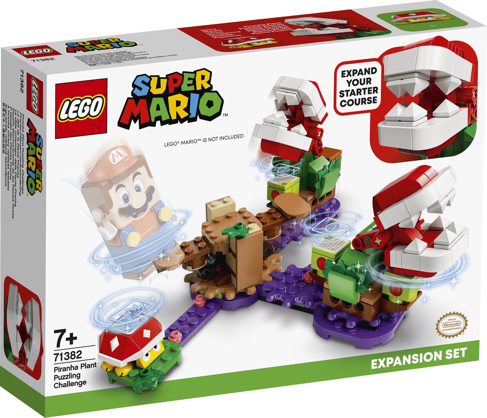 

Конструктор LEGO Super Mario Дополнительный набор Загадочное испытание растения-пираньи [71382], Super Mario Дополнительный набор Загадочное испытание растения-пираньи