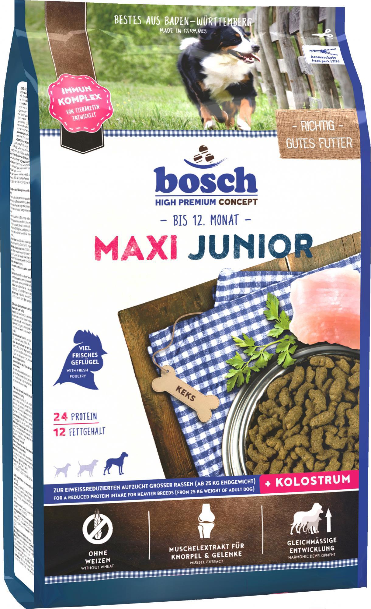 

Корм для собак Bosch Petfood Maxi Junior 15кг