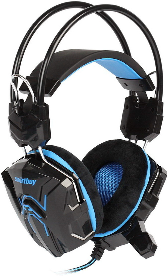 

Наушники SmartBuy Rush Cobra черный/синий [SBHG-1000], Наушники SmartBuy Rush Cobra SBHG-1000 черный/синий