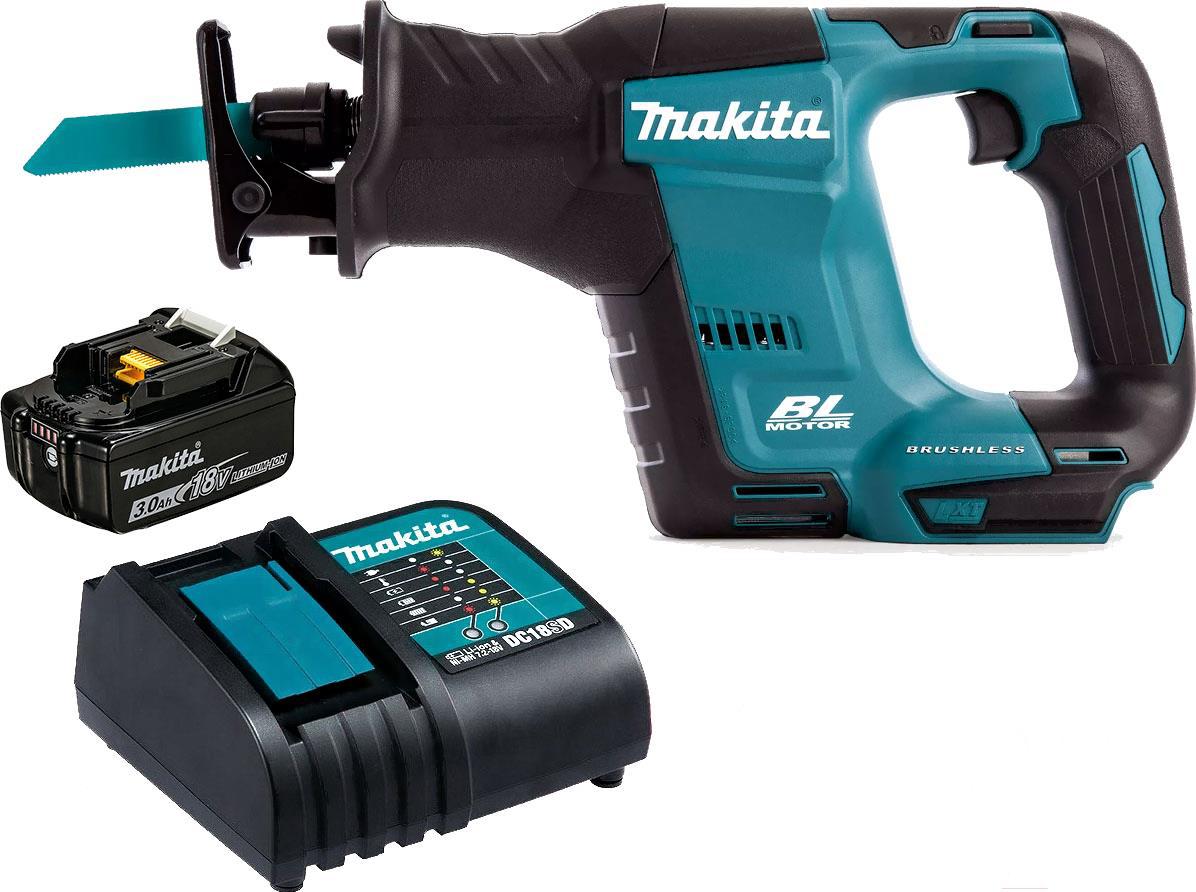 

Электропила Makita DJR 188 Z + BL1830B + DC18RC [DJR188ZSF], DJR 188 Z + BL1830B + DC18RC