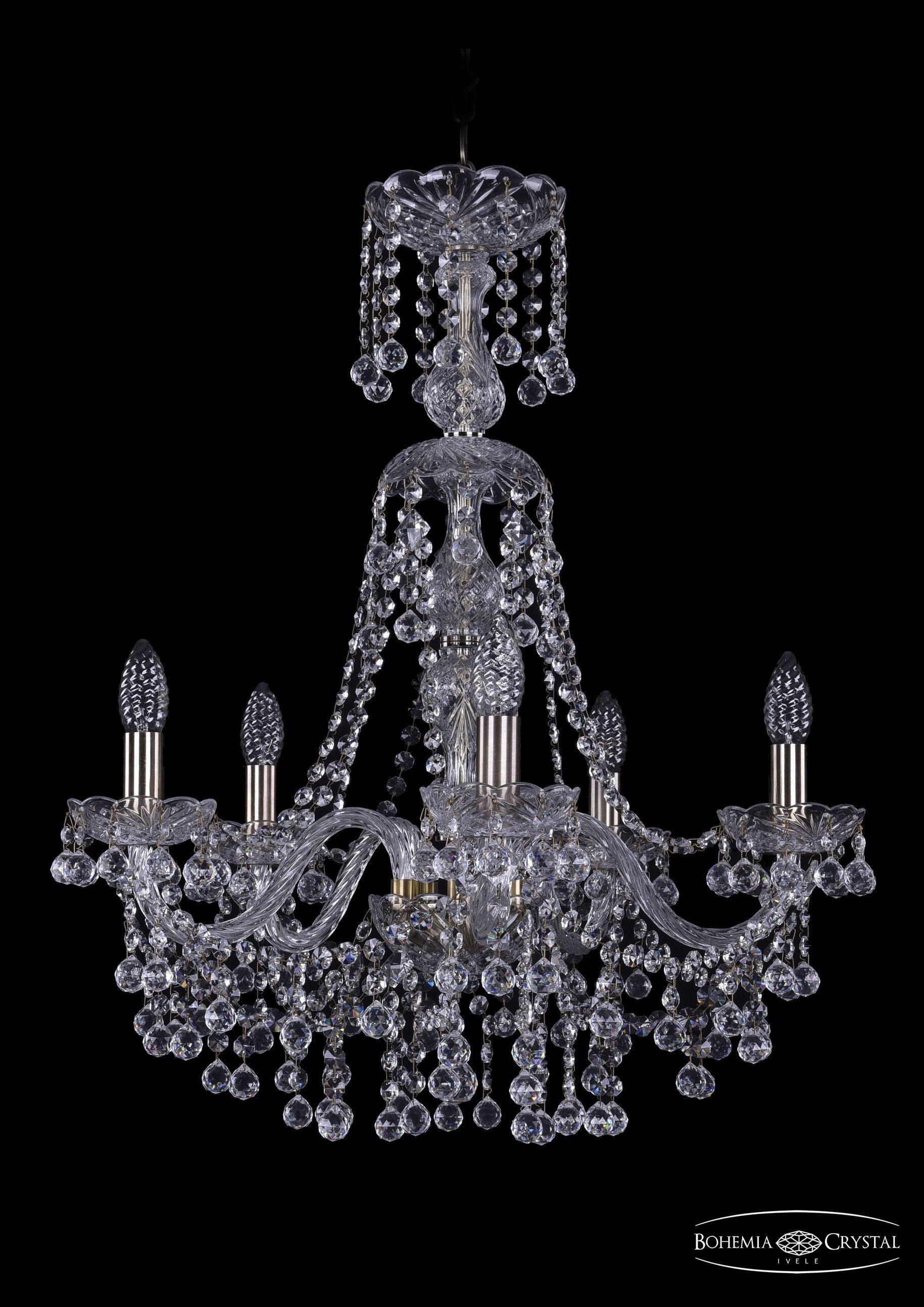 

Подвесная люстра Bohemia Ivele Crystal 1409/5/195/XL-68/Pa