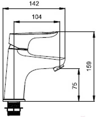 

Смеситель Ledeme H60 L1060-2, H60 L1060-2