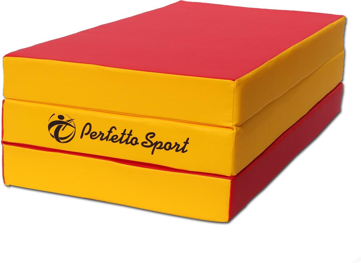 

Гимнастический мат Perfetto Sport № 4 красный/желтый [СГ000000401], № 4