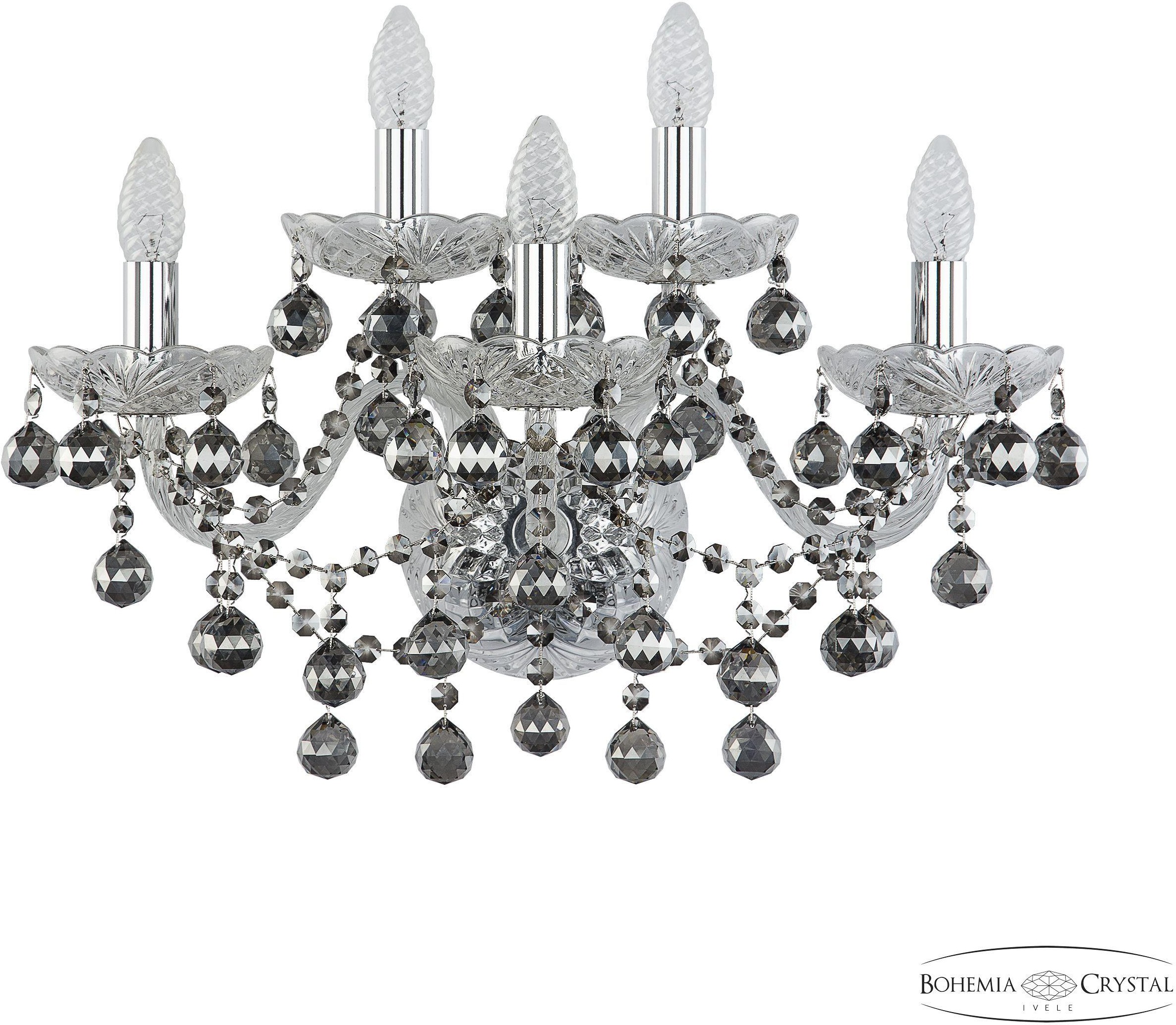 

Бра Bohemia Ivele Crystal 1409B/3+2/195/XL Ni R731