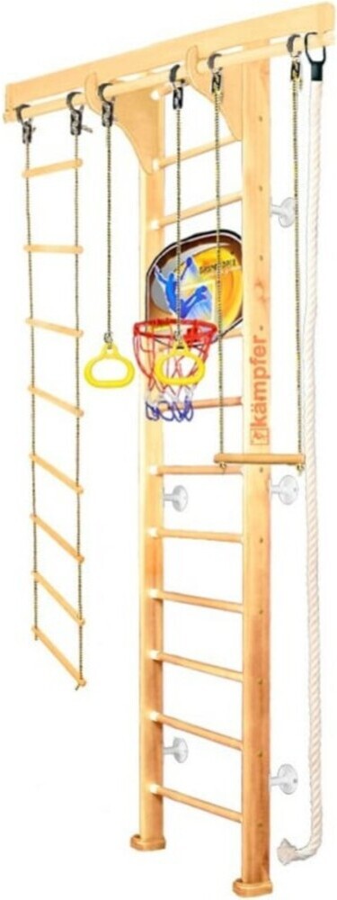 

Детский спортивный комплекс Kampfer Wooden Ladder Wall Basketball Shield №1 Стандарт натуральный/белый, Спортивный комплекс Kampfer Wooden Ladder Wall Basketball Shield №1 Стандарт натуральный/белый