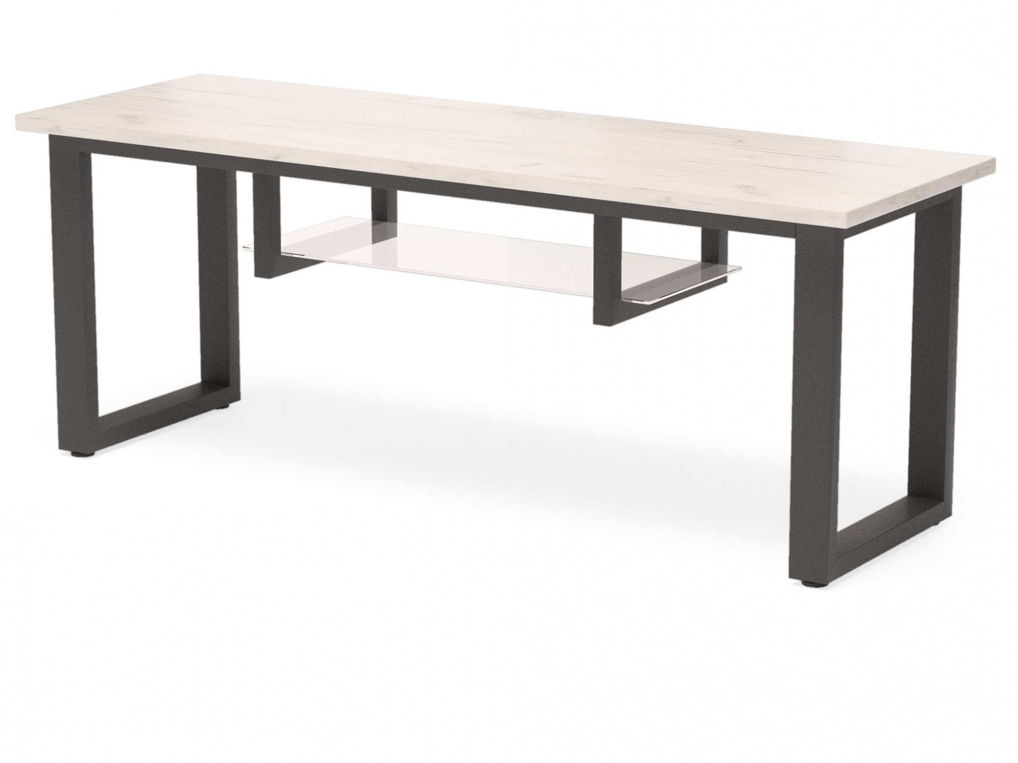 

Тумба под TV Millwood Лофт TVS-2/L дуб белый Craft/металл черный, Лофт TVS-2/L