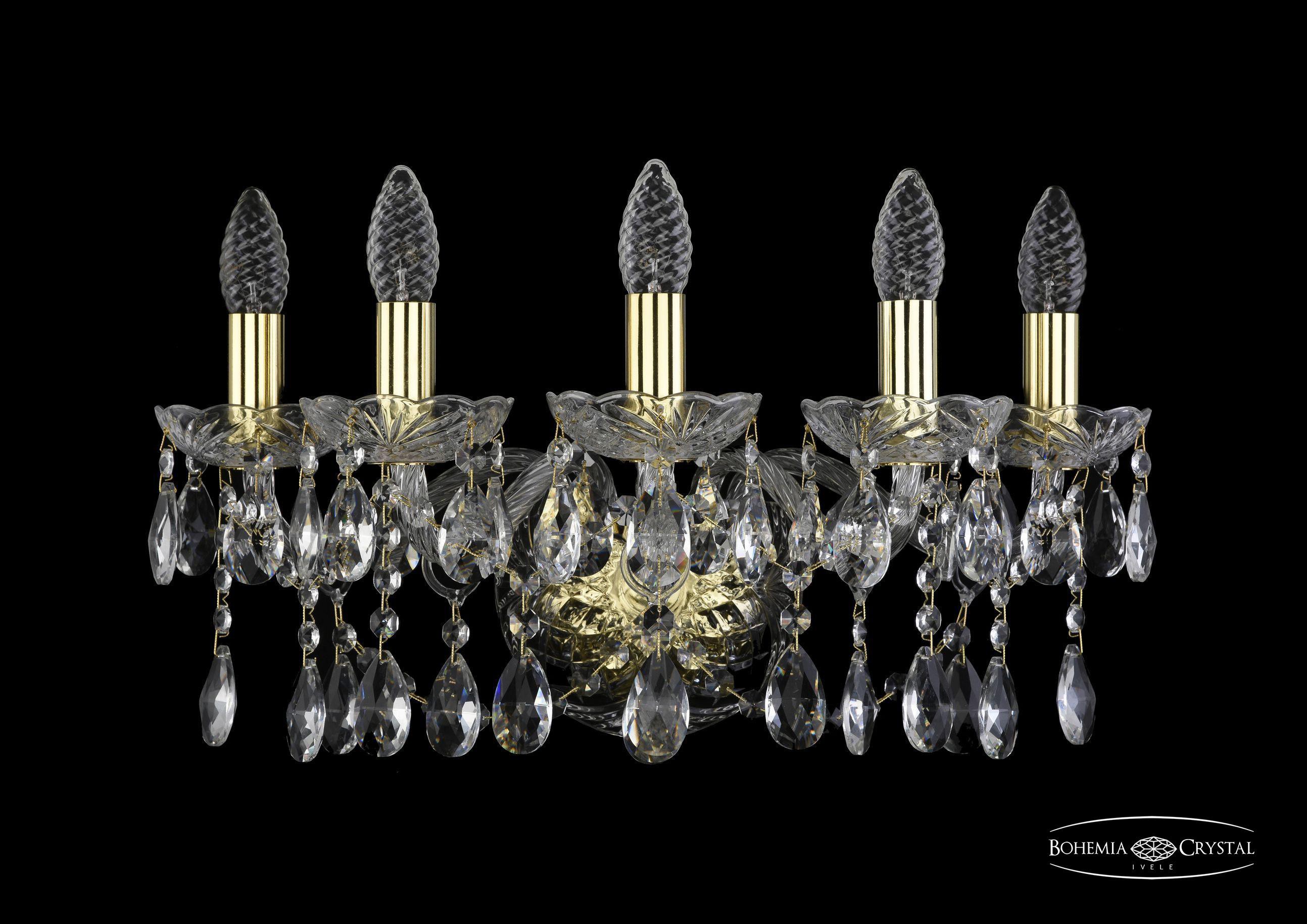 

Подвесная люстра Bohemia Ivele Crystal 1413B/5/165/G, Бра Bohemia Ivele Crystal 1413B/5/165/G