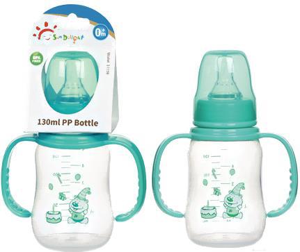 

Бутылочка для кормления Sun Delight 31159 со съемными подвижными ручками 130мл зеленый, 31159 со съемными подвижными ручками 130мл