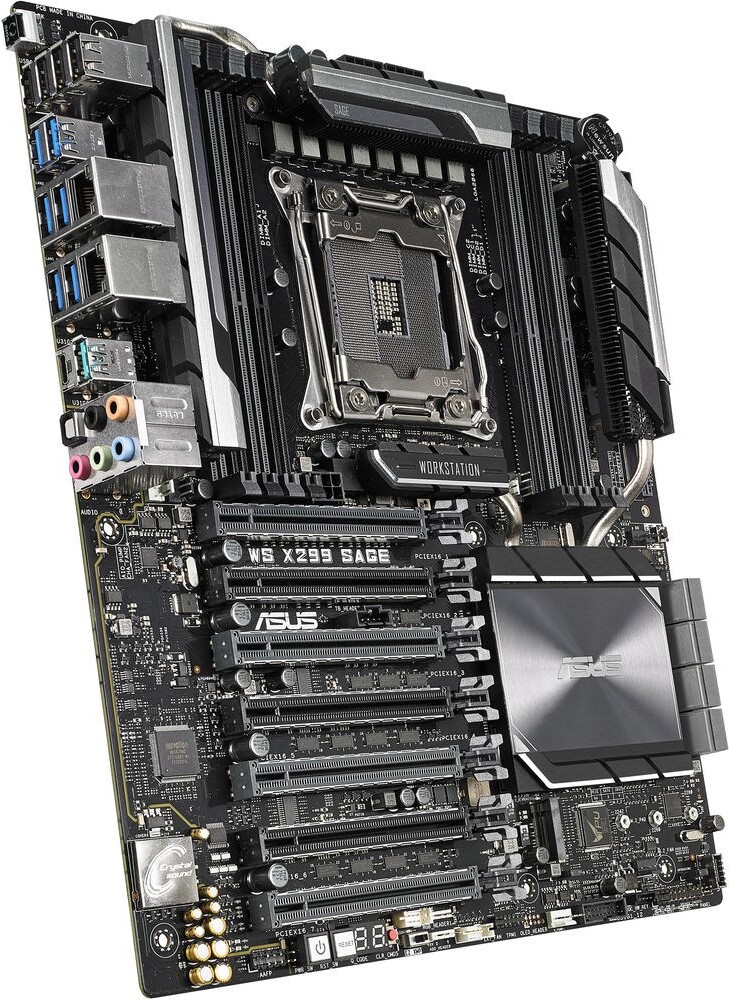 

Материнская плата ASUS WS X299 SAGE [90SW0070-M0EAY0], Материнская плата ASUS WS X299 SAGE 90SW0070-M0EAY0