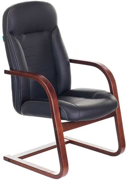 

Офисное кресло Бюрократ T-9923WALNUT-AV/BL кожа черный, Офисное кресло Бюрократ T-9923WALNUT-AV T-9923WALNUT-AV/BL черный