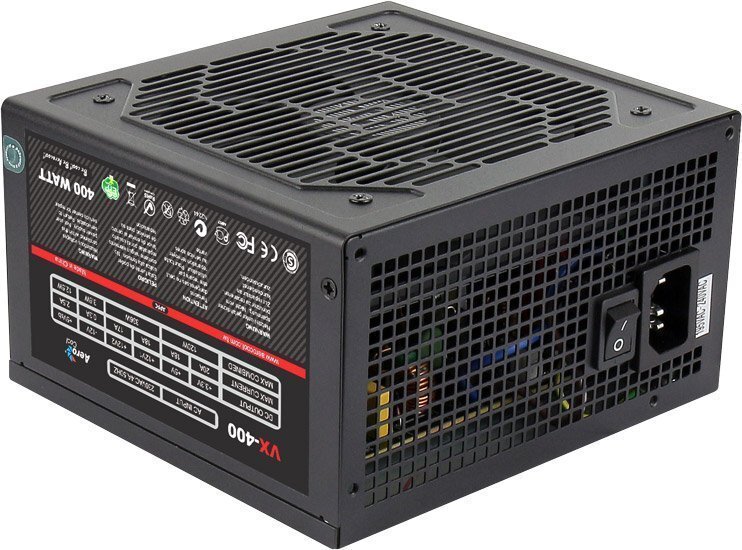 

Блок питания AeroCool VX-400 400W, Блок питания для компьютеров AeroCool VX-400 400W