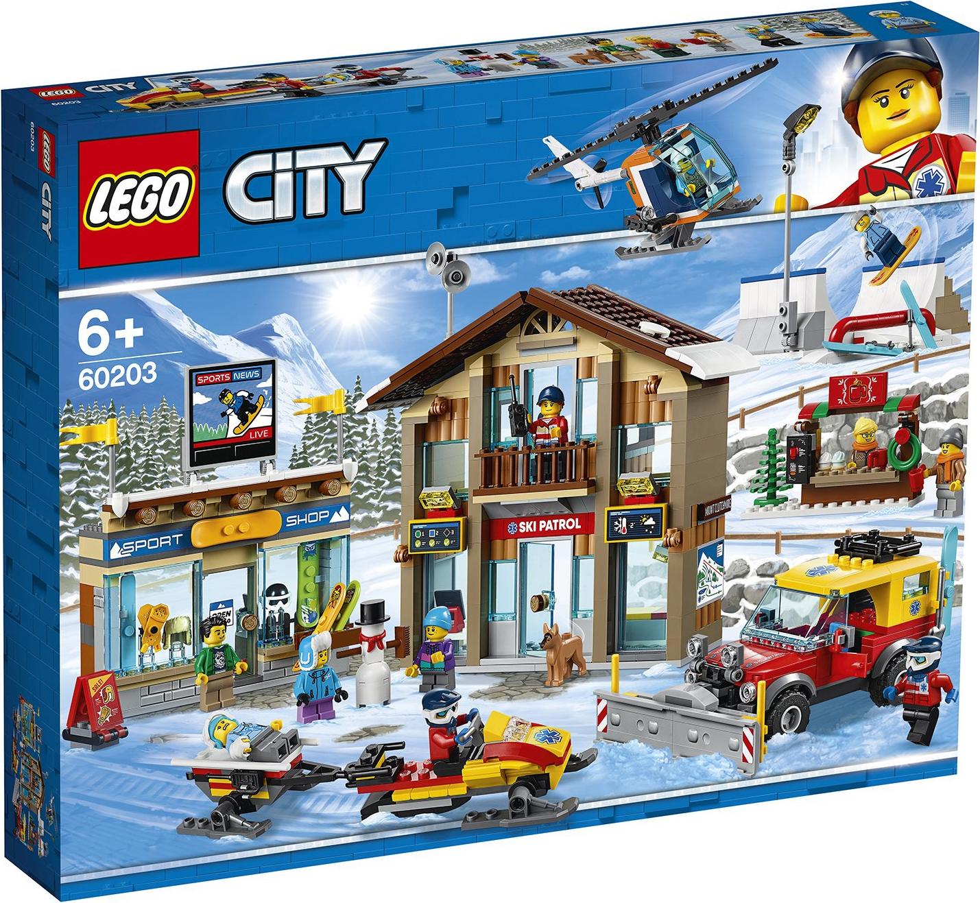 

Конструктор LEGO CITY Горнолыжный курорт [60203], CITY Горнолыжный курорт