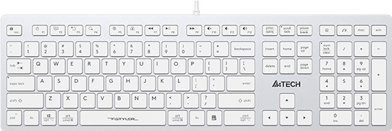 

Клавиатура A4Tech Fstyler белый (FX50)