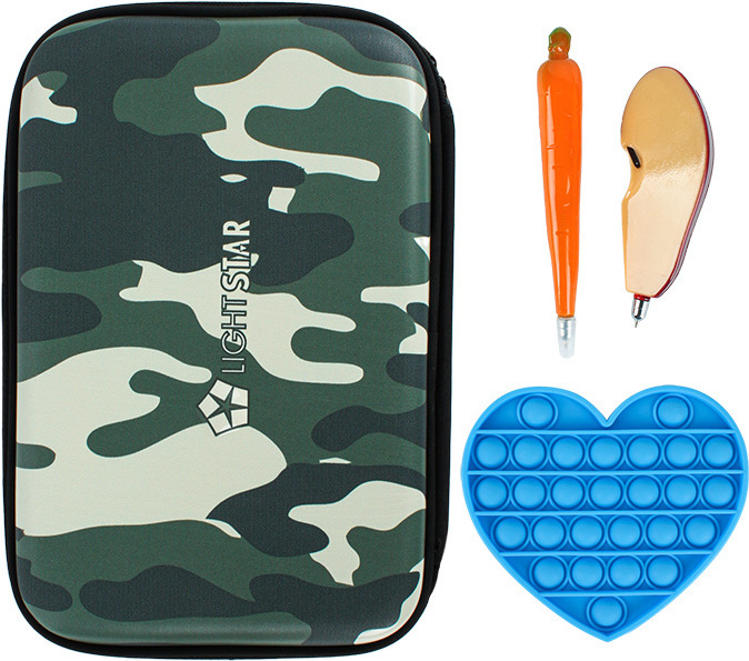 

Пенал Darvish CAMOUFLAGE черный DV-LCH802-43