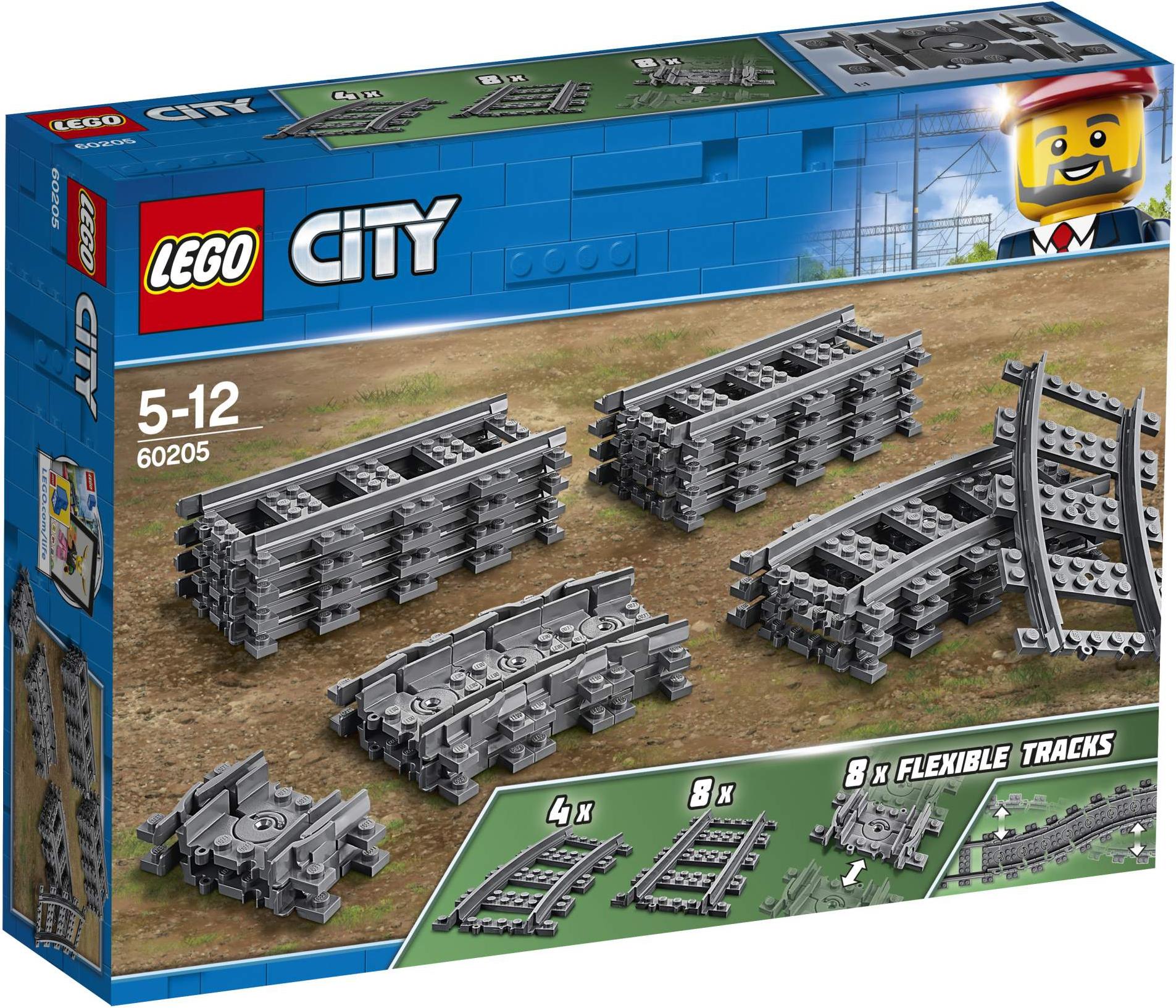 

Конструктор Lego City Рельсы 60205, City Рельсы