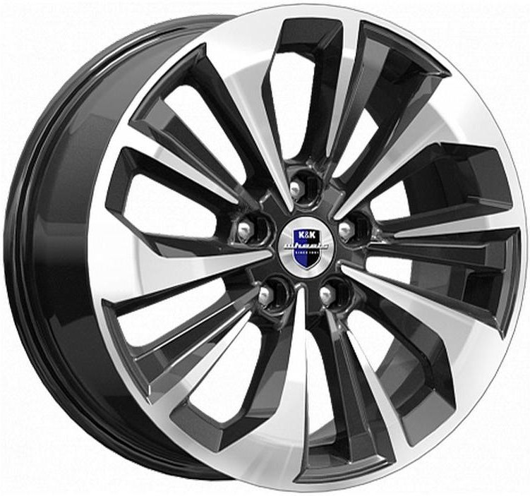 

Автомобильные диски KK Авиор 17x7 5x108мм DIA 65.1мм ET 40мм Алмаз черный